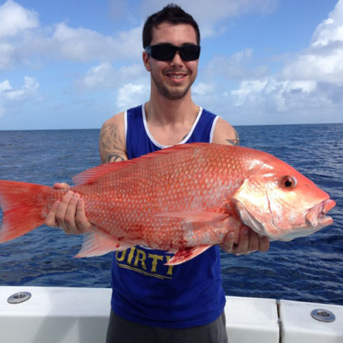 Yachts-Riviera-Maya-Deep-Sea-Fishing-Red-Snapper